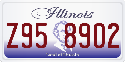 IL license plate Z958902