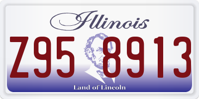 IL license plate Z958913