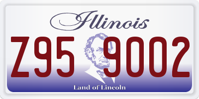 IL license plate Z959002
