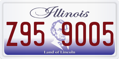 IL license plate Z959005