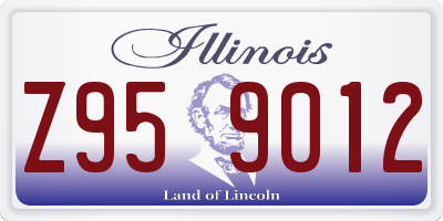 IL license plate Z959012