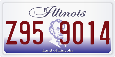 IL license plate Z959014