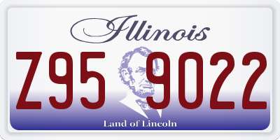 IL license plate Z959022