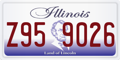IL license plate Z959026