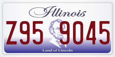 IL license plate Z959045