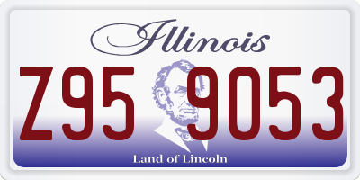 IL license plate Z959053