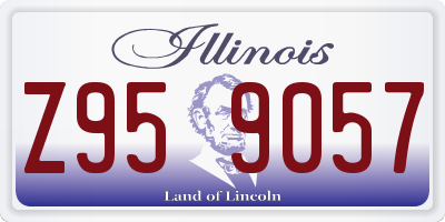 IL license plate Z959057