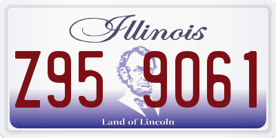 IL license plate Z959061