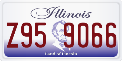 IL license plate Z959066
