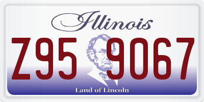 IL license plate Z959067