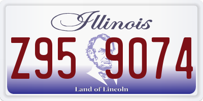 IL license plate Z959074