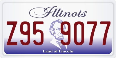 IL license plate Z959077