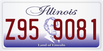 IL license plate Z959081