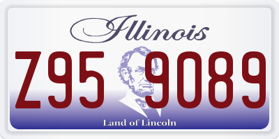 IL license plate Z959089