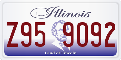 IL license plate Z959092