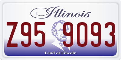 IL license plate Z959093
