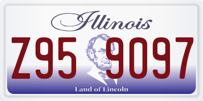 IL license plate Z959097