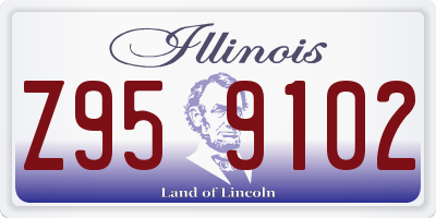 IL license plate Z959102