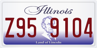 IL license plate Z959104