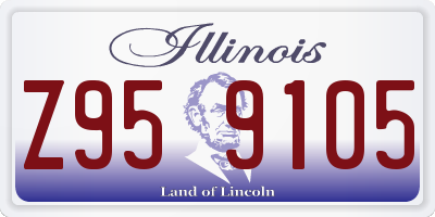 IL license plate Z959105