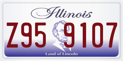 IL license plate Z959107