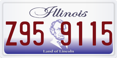 IL license plate Z959115