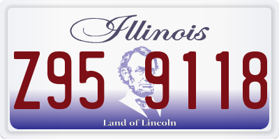 IL license plate Z959118