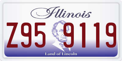 IL license plate Z959119