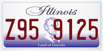 IL license plate Z959125