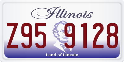IL license plate Z959128