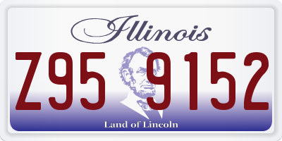 IL license plate Z959152
