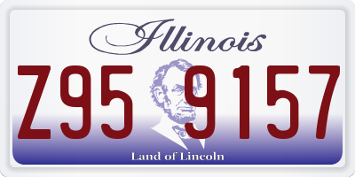 IL license plate Z959157