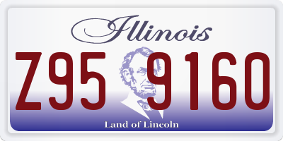 IL license plate Z959160