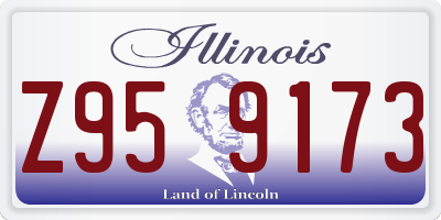 IL license plate Z959173