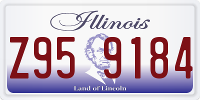 IL license plate Z959184