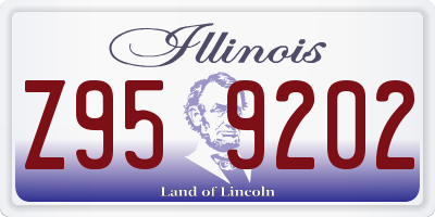 IL license plate Z959202