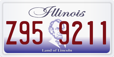 IL license plate Z959211