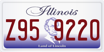 IL license plate Z959220