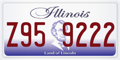 IL license plate Z959222