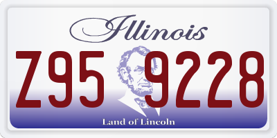 IL license plate Z959228
