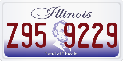 IL license plate Z959229