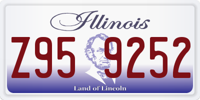 IL license plate Z959252