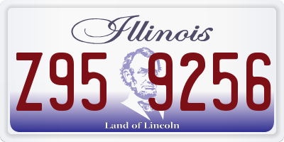 IL license plate Z959256