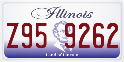 IL license plate Z959262