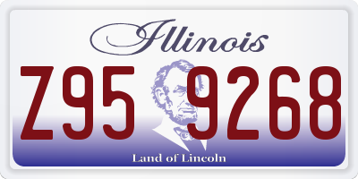IL license plate Z959268
