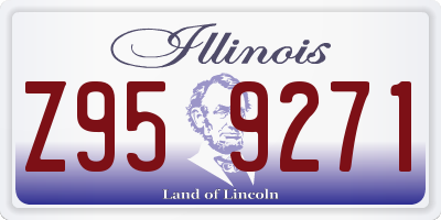 IL license plate Z959271
