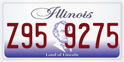 IL license plate Z959275