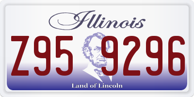 IL license plate Z959296