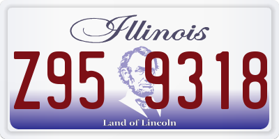 IL license plate Z959318