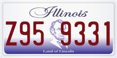 IL license plate Z959331